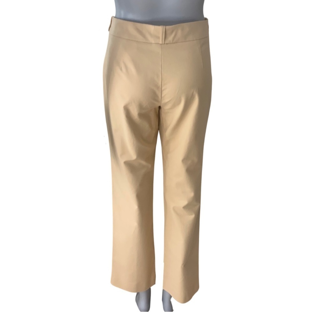PIAZZA SEMPIONE Made in Italy Chelsea Stretch Cotton Dress Pants Yellow - Picture 7 of 15